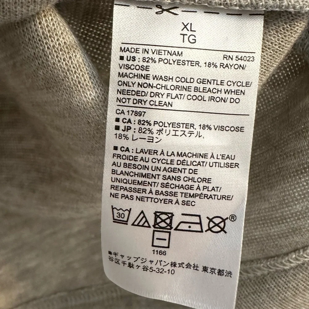 Banana Republic Sweater Men’s XL 1/4 Zip Pullover